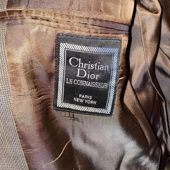 Vintage Christian Dior Men's Suit Jacket - Picture 8 of 8